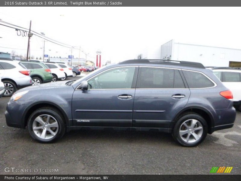 Twilight Blue Metallic / Saddle 2016 Subaru Outback 3.6R Limited