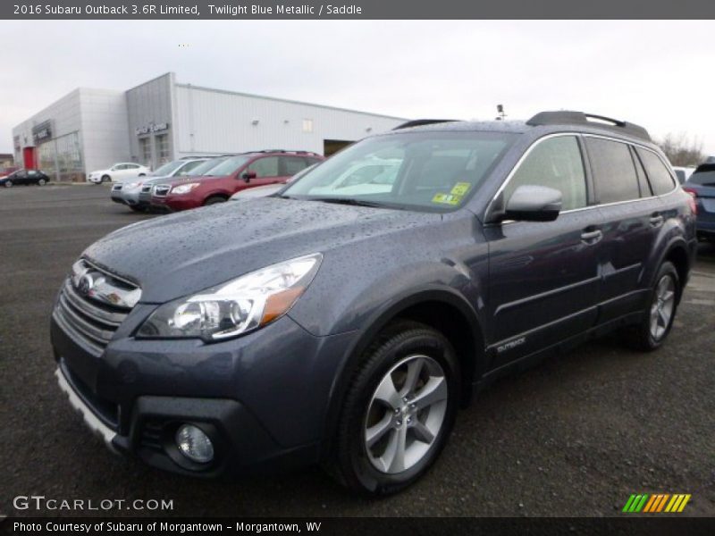 Twilight Blue Metallic / Saddle 2016 Subaru Outback 3.6R Limited