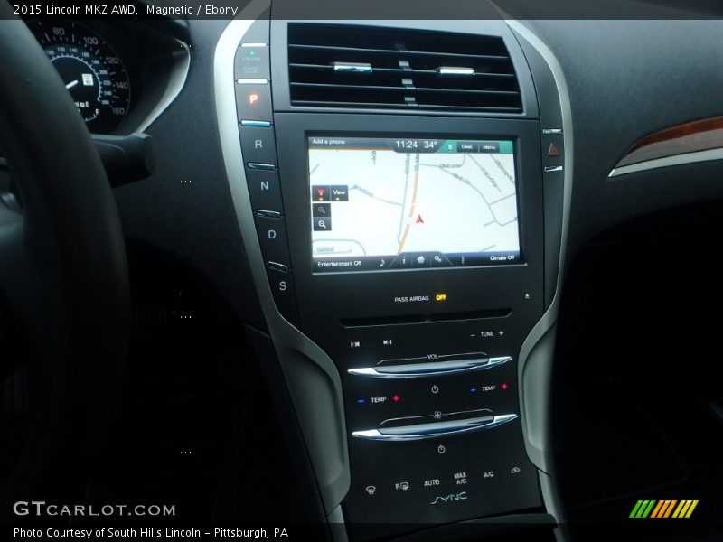 Magnetic / Ebony 2015 Lincoln MKZ AWD