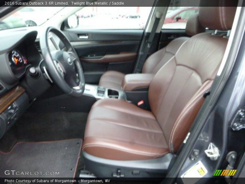 Twilight Blue Metallic / Saddle 2016 Subaru Outback 3.6R Limited