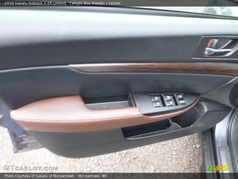 Twilight Blue Metallic / Saddle 2016 Subaru Outback 3.6R Limited