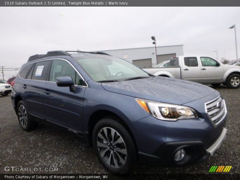 Twilight Blue Metallic / Warm Ivory 2016 Subaru Outback 2.5i Limited