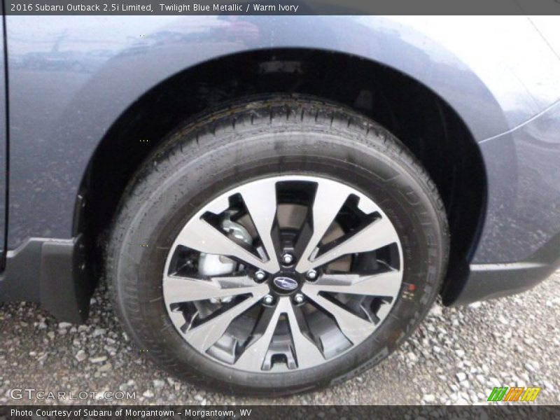 Twilight Blue Metallic / Warm Ivory 2016 Subaru Outback 2.5i Limited