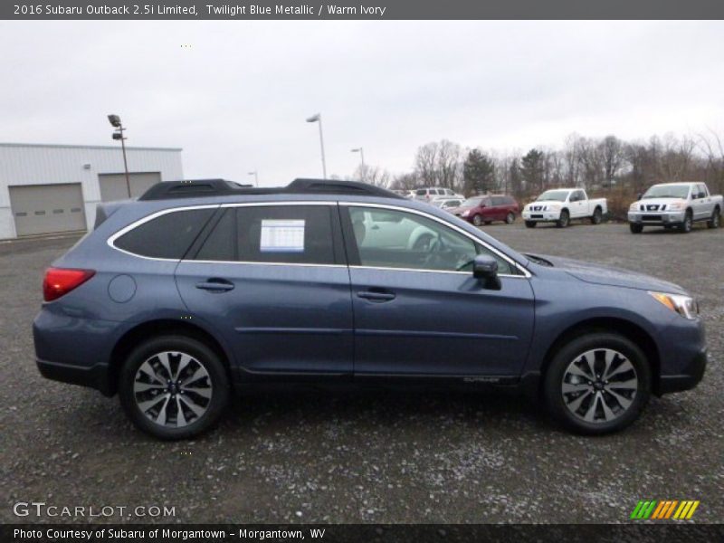 Twilight Blue Metallic / Warm Ivory 2016 Subaru Outback 2.5i Limited
