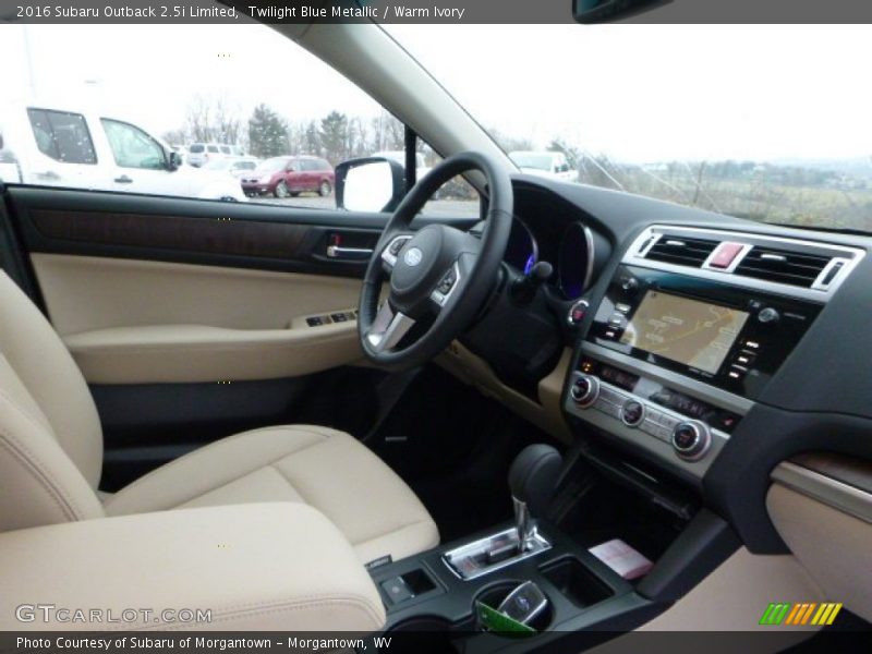 Twilight Blue Metallic / Warm Ivory 2016 Subaru Outback 2.5i Limited