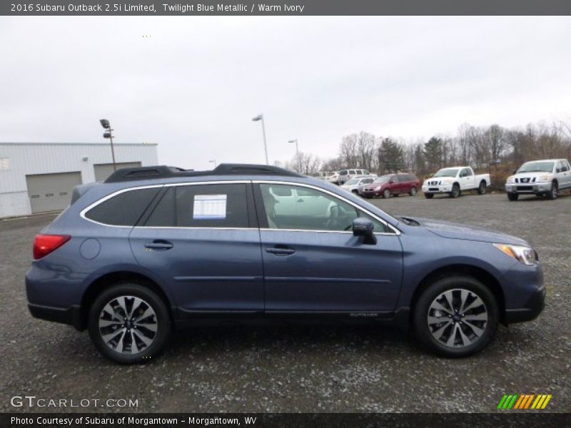 Twilight Blue Metallic / Warm Ivory 2016 Subaru Outback 2.5i Limited