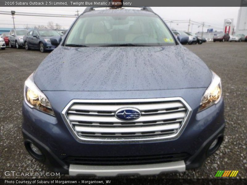 Twilight Blue Metallic / Warm Ivory 2016 Subaru Outback 2.5i Limited