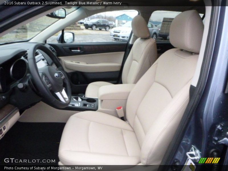 Twilight Blue Metallic / Warm Ivory 2016 Subaru Outback 2.5i Limited