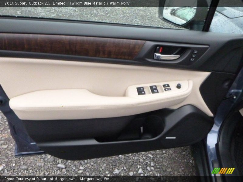 Twilight Blue Metallic / Warm Ivory 2016 Subaru Outback 2.5i Limited