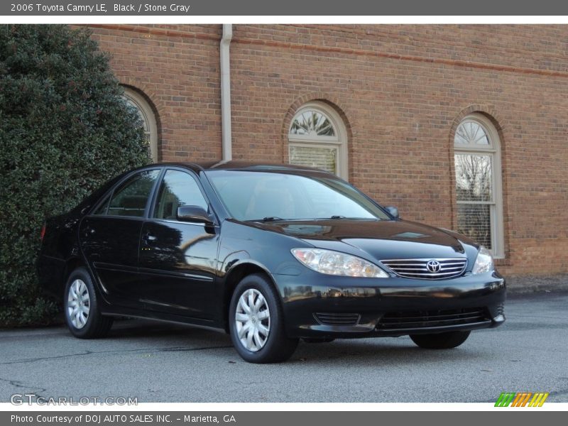 Black / Stone Gray 2006 Toyota Camry LE