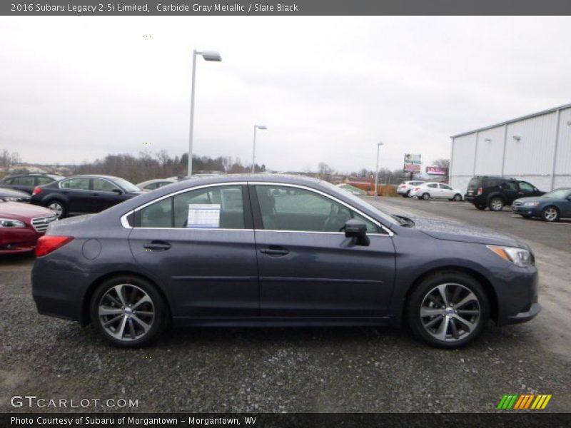 Carbide Gray Metallic / Slate Black 2016 Subaru Legacy 2.5i Limited