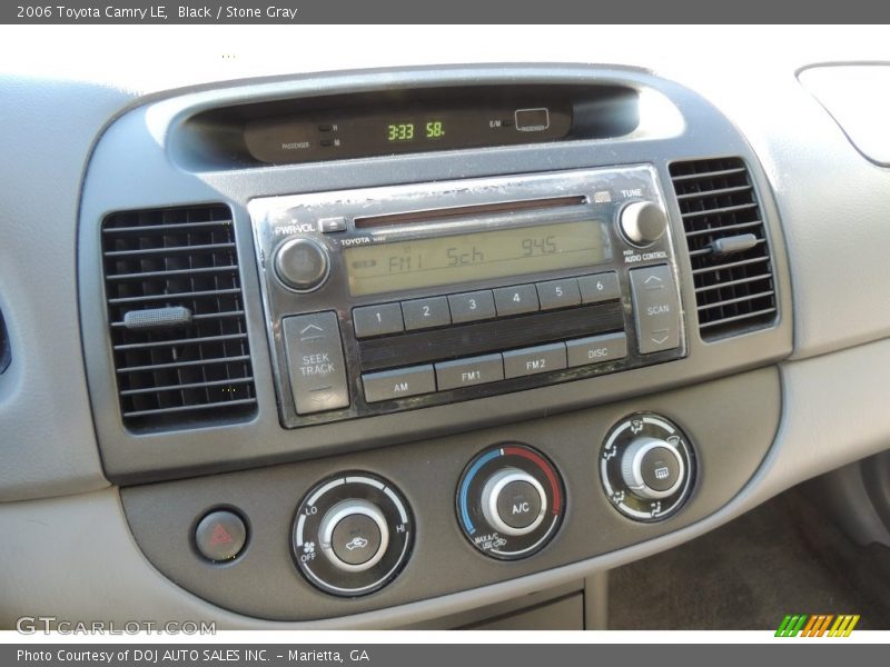 Black / Stone Gray 2006 Toyota Camry LE