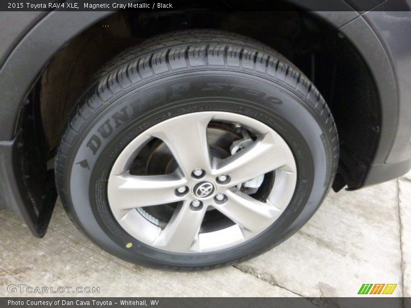 Magnetic Gray Metallic / Black 2015 Toyota RAV4 XLE