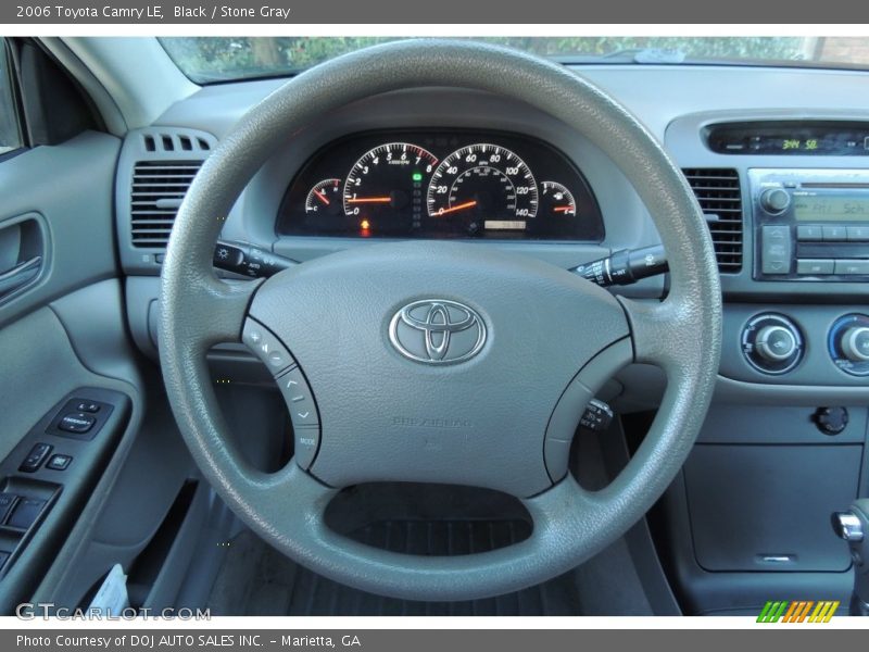 Black / Stone Gray 2006 Toyota Camry LE