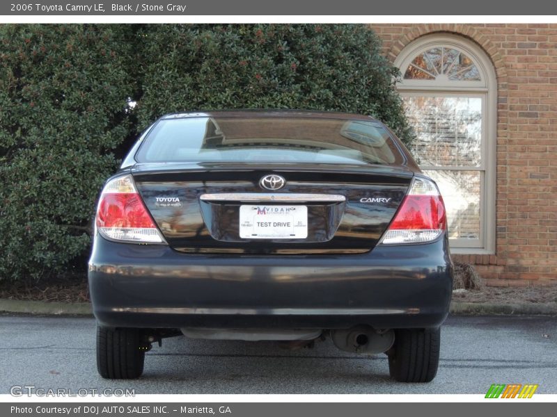 Black / Stone Gray 2006 Toyota Camry LE
