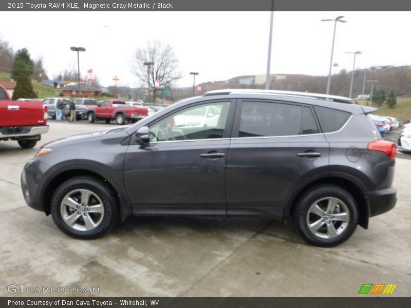 Magnetic Gray Metallic / Black 2015 Toyota RAV4 XLE