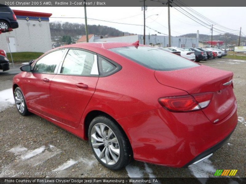 Redline 3-Coat Pearl / Black 2016 Chrysler 200 S AWD