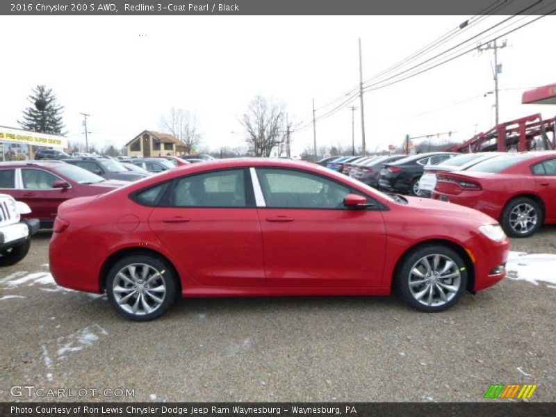 Redline 3-Coat Pearl / Black 2016 Chrysler 200 S AWD