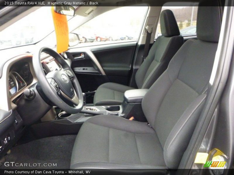 Magnetic Gray Metallic / Black 2015 Toyota RAV4 XLE