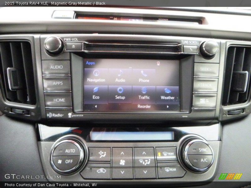 Magnetic Gray Metallic / Black 2015 Toyota RAV4 XLE