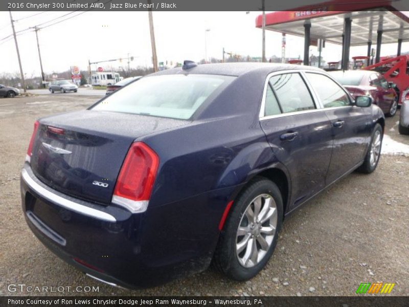 Jazz Blue Pearl / Black 2016 Chrysler 300 Limited AWD