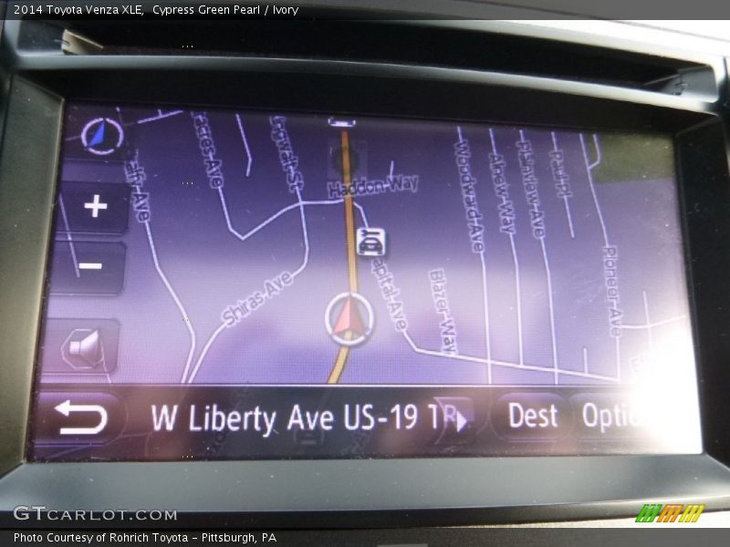 Cypress Green Pearl / Ivory 2014 Toyota Venza XLE