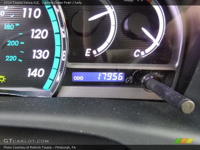 Cypress Green Pearl / Ivory 2014 Toyota Venza XLE