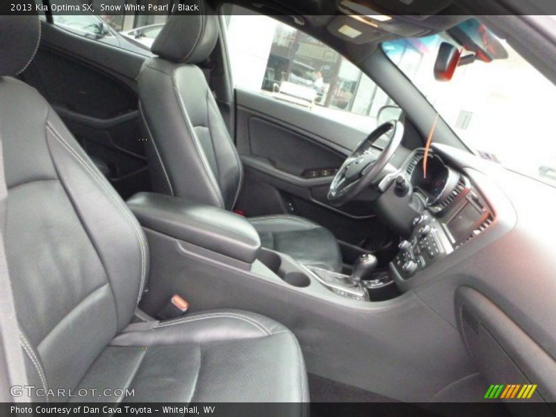 Snow White Pearl / Black 2013 Kia Optima SX