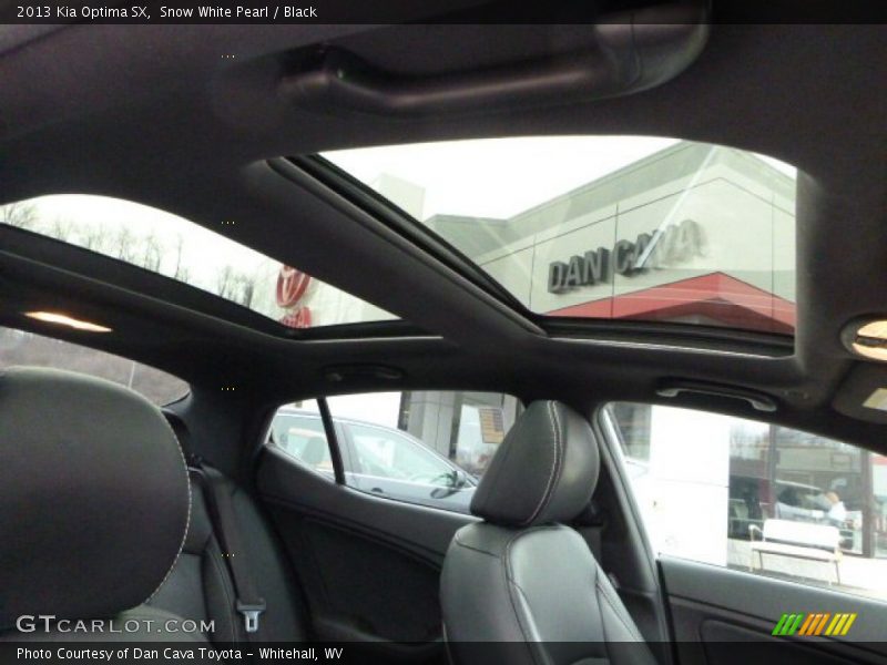 Snow White Pearl / Black 2013 Kia Optima SX