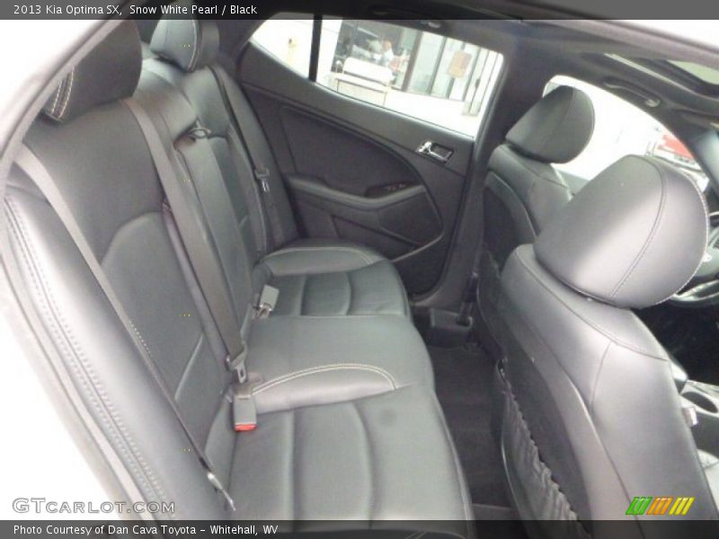 Snow White Pearl / Black 2013 Kia Optima SX