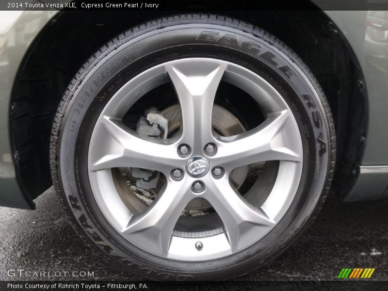 Cypress Green Pearl / Ivory 2014 Toyota Venza XLE