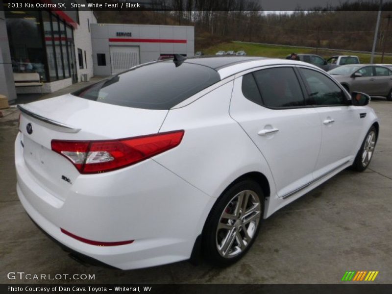 Snow White Pearl / Black 2013 Kia Optima SX