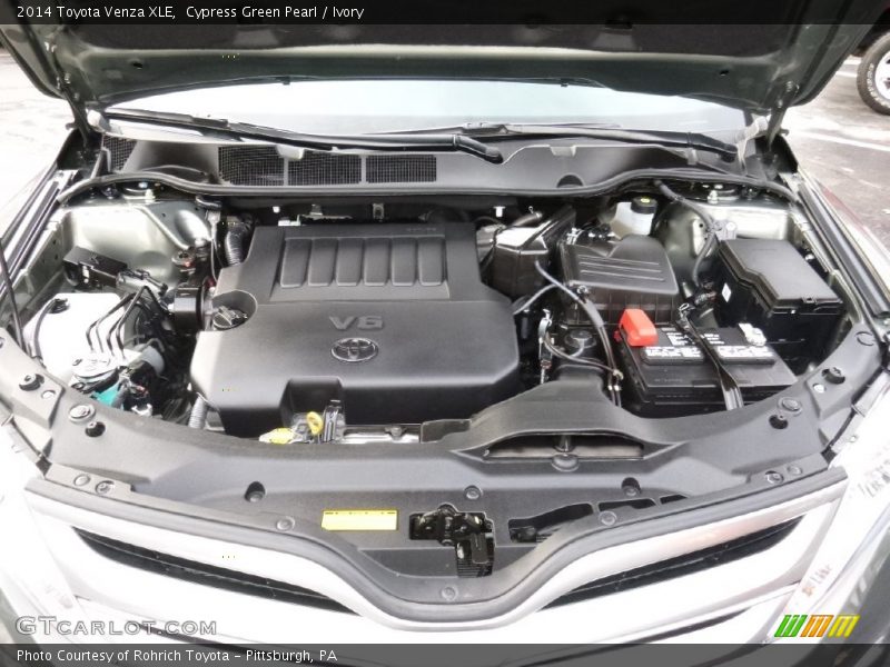 Cypress Green Pearl / Ivory 2014 Toyota Venza XLE
