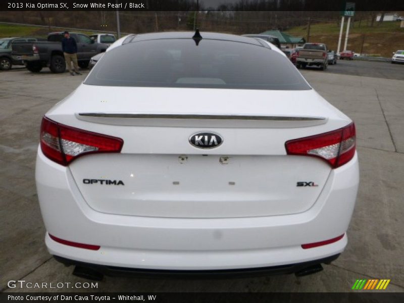 Snow White Pearl / Black 2013 Kia Optima SX