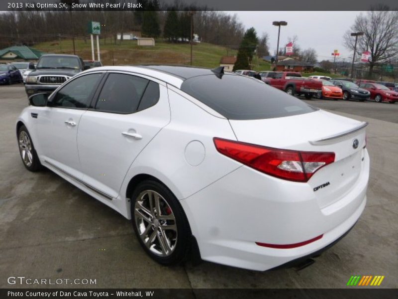 Snow White Pearl / Black 2013 Kia Optima SX