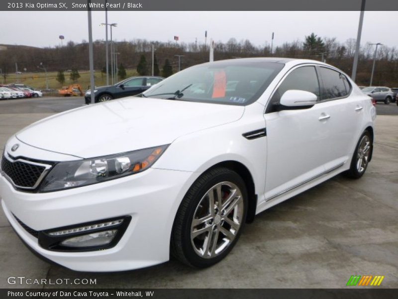 Snow White Pearl / Black 2013 Kia Optima SX