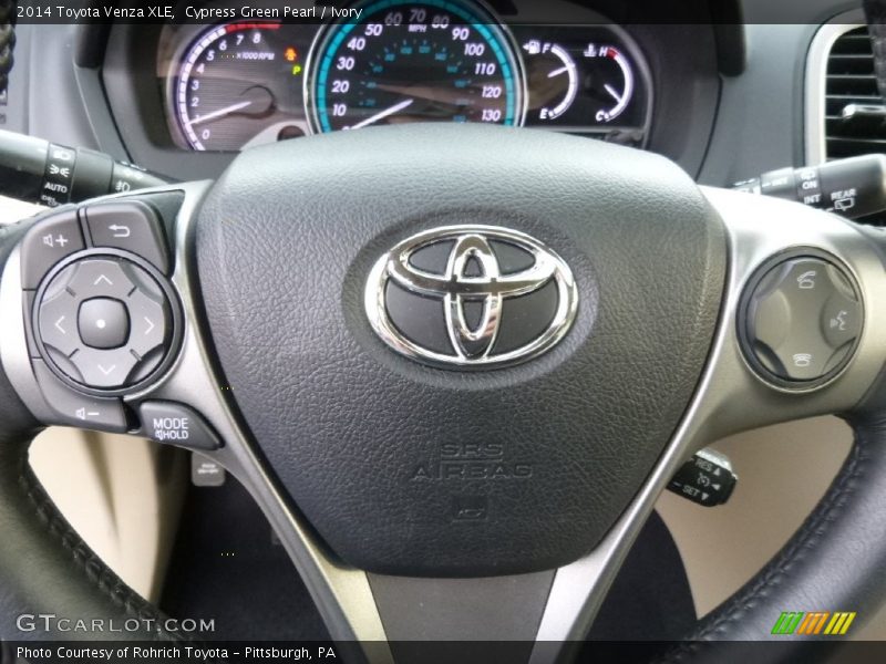 Cypress Green Pearl / Ivory 2014 Toyota Venza XLE