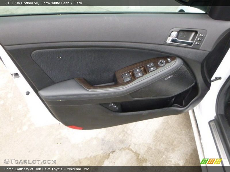 Snow White Pearl / Black 2013 Kia Optima SX