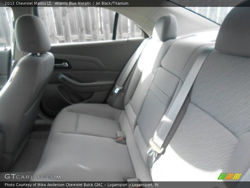 Atlantis Blue Metallic / Jet Black/Titanium 2013 Chevrolet Malibu LS