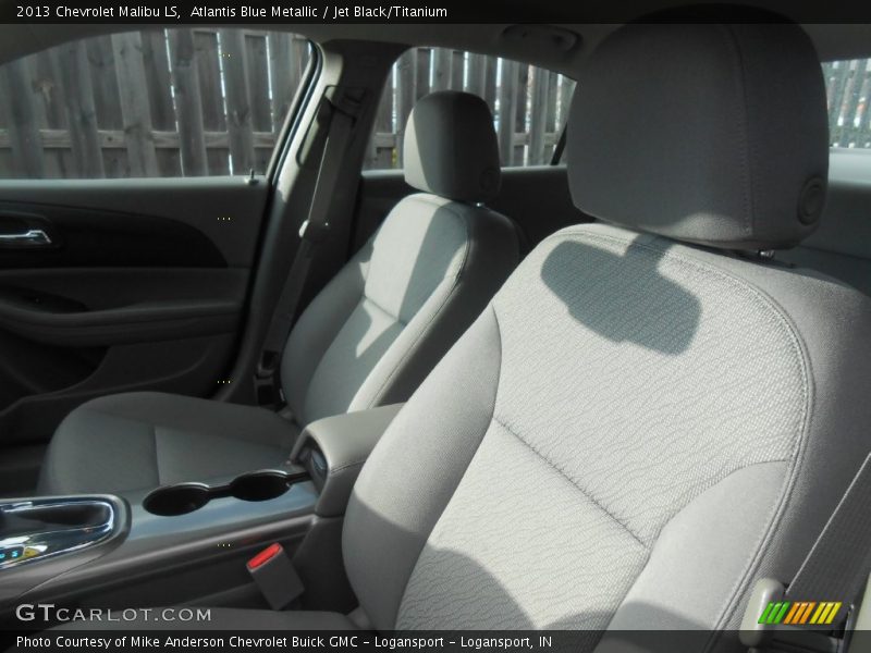 Atlantis Blue Metallic / Jet Black/Titanium 2013 Chevrolet Malibu LS