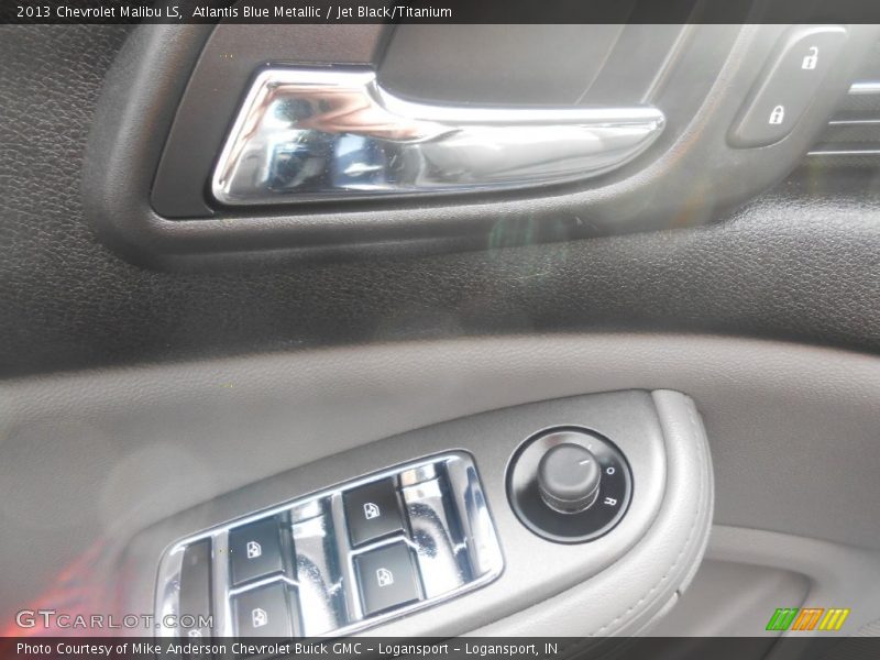 Atlantis Blue Metallic / Jet Black/Titanium 2013 Chevrolet Malibu LS