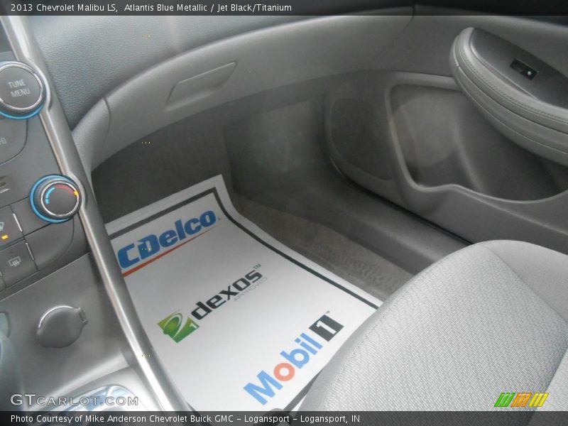 Atlantis Blue Metallic / Jet Black/Titanium 2013 Chevrolet Malibu LS