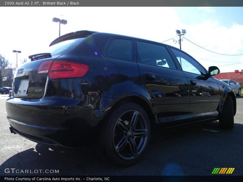 Brilliant Black / Black 2009 Audi A3 2.0T