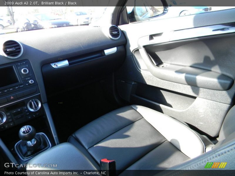 Brilliant Black / Black 2009 Audi A3 2.0T