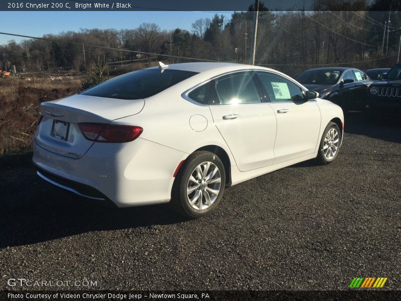 Bright White / Black 2016 Chrysler 200 C