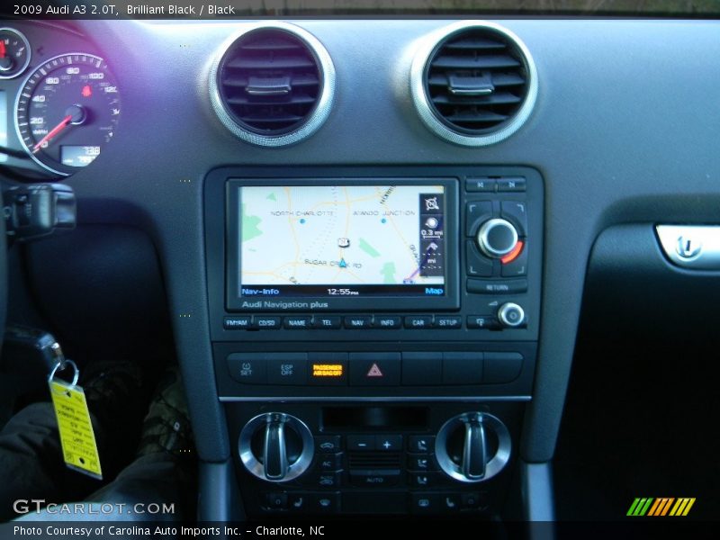 Brilliant Black / Black 2009 Audi A3 2.0T