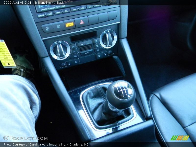Brilliant Black / Black 2009 Audi A3 2.0T