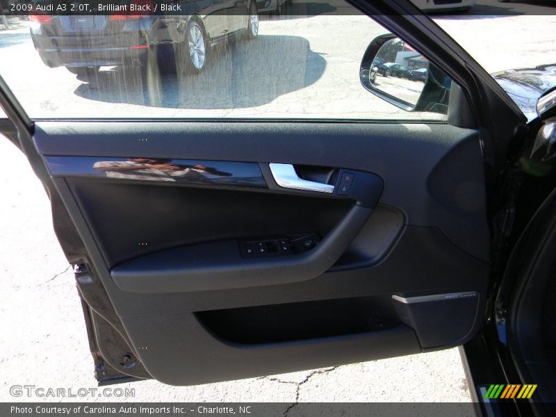 Brilliant Black / Black 2009 Audi A3 2.0T