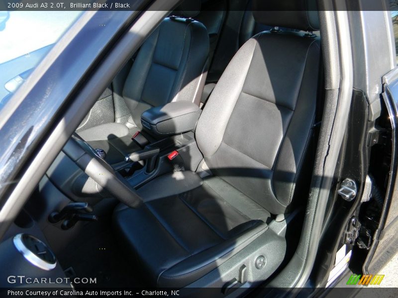 Brilliant Black / Black 2009 Audi A3 2.0T