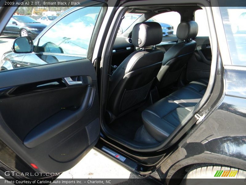 Brilliant Black / Black 2009 Audi A3 2.0T